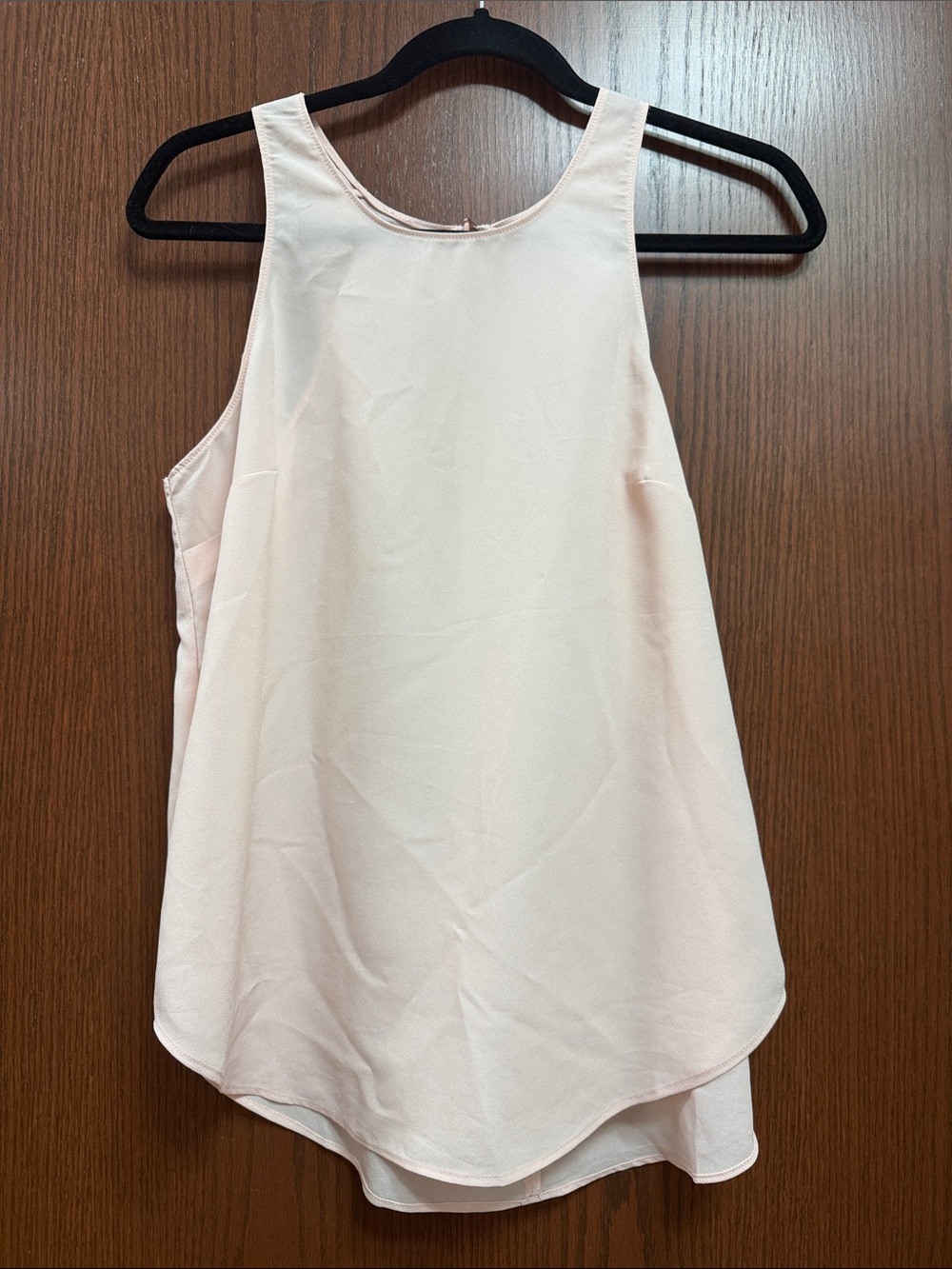 stradivarius Pale Pink Sleeveless High-Neck Tank Top